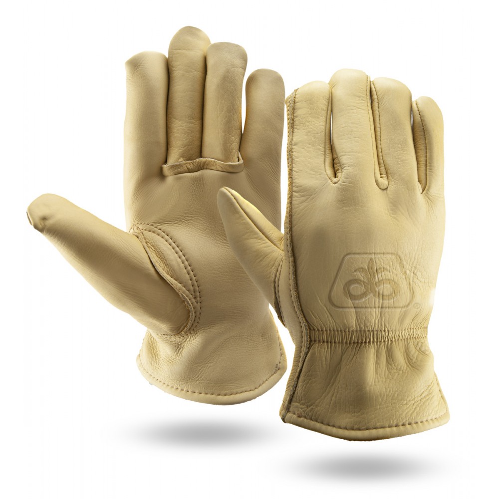 Custom Premium Cowhide Leather Work Gloves | Promotional Gloves