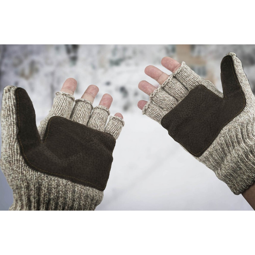 Custom Ragg Wool Glomitt - Glove & Flip Mittens