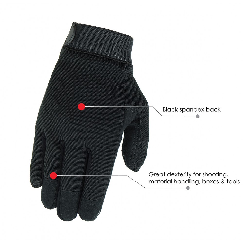 FlexGrip SubContractor High Dexterity Work Gloves w/ Ring-Cut, Custom  Leathercraft